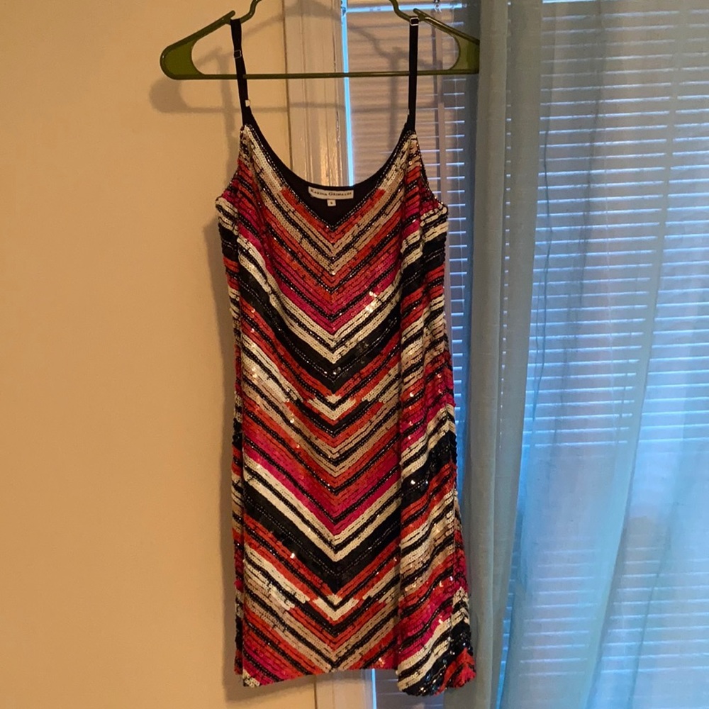 Karina Grimaldi sequined cocktail dress